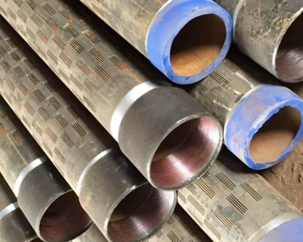 Casing ERW Slotted Steel Pipes 